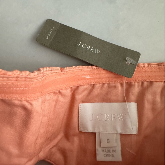 J.CREW strapless nectarine color dress size 6 NWT - Picture 6 of 7